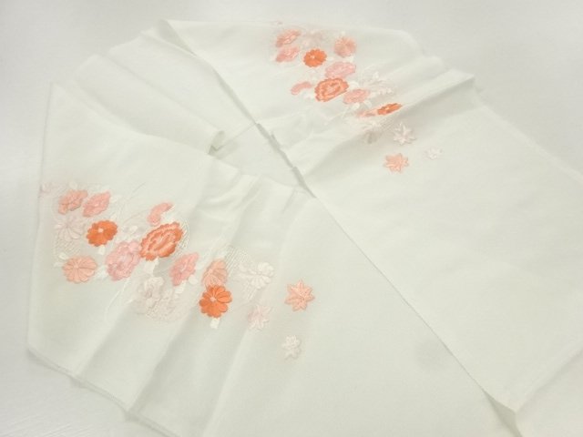 花模様刺繍半衿
